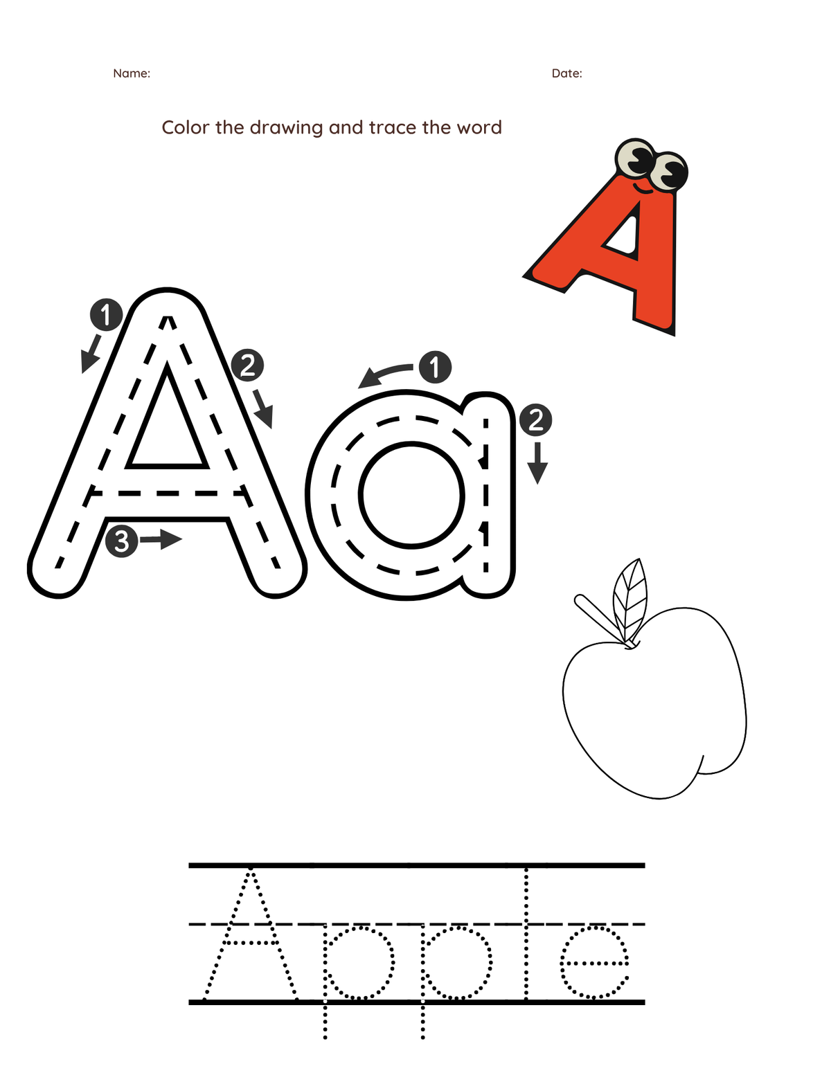 “ABC Coloring Book for Kids Ages 3–6”
