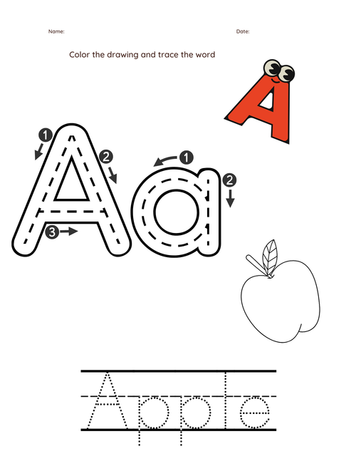 “ABC Coloring Book for Kids Ages 3–6”
