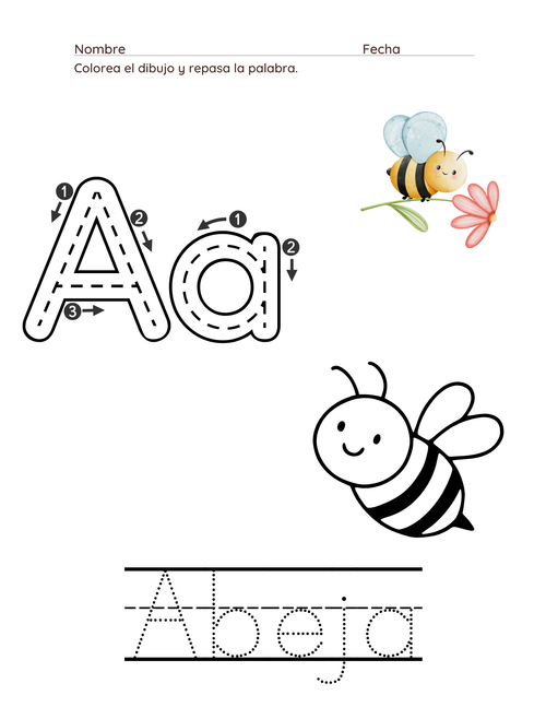 ABC Libro para Colorear