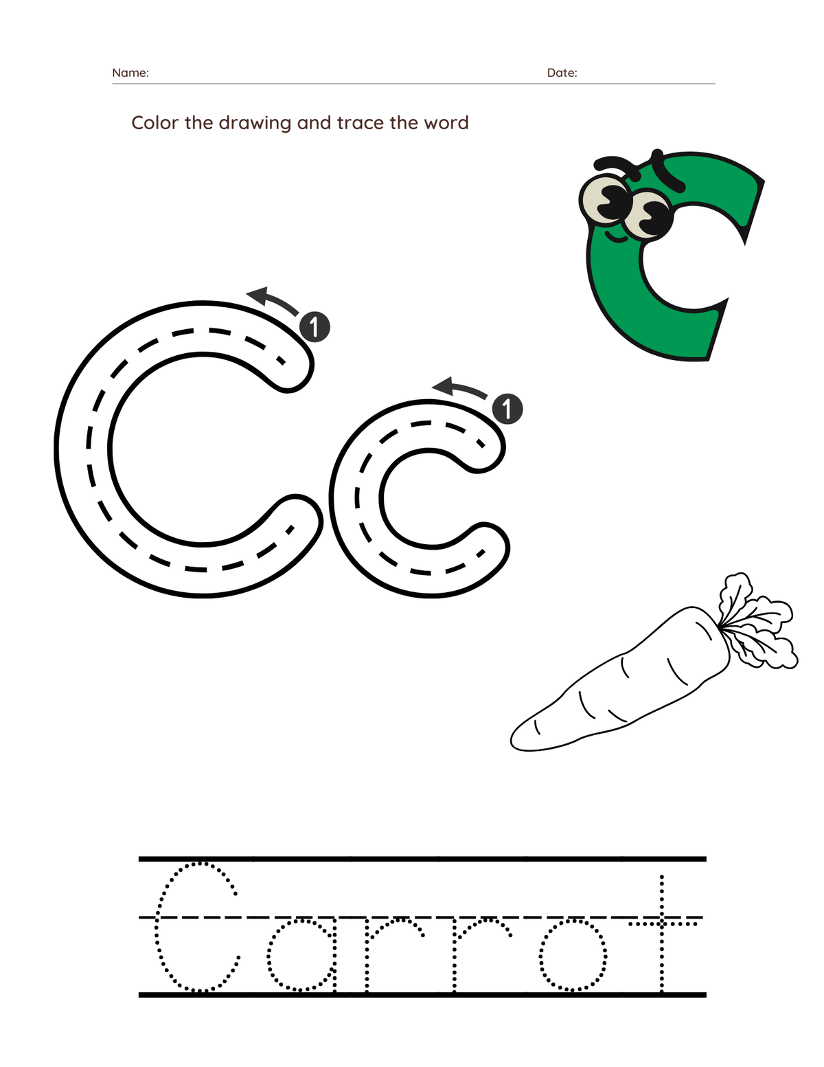 “ABC Coloring Book for Kids Ages 3–6”