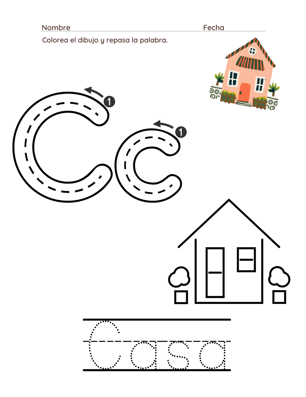 ABC Libro para Colorear
