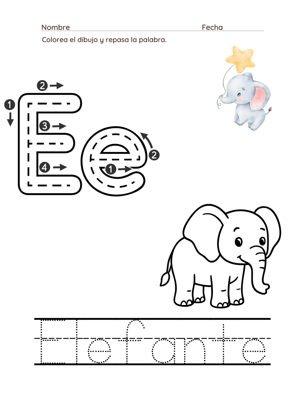 ABC Libro para Colorear